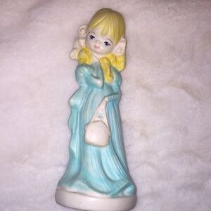 Vintage girl figurine. Almost 6” tall.